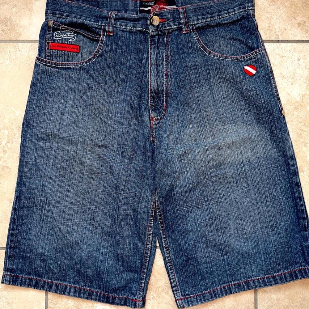 Evolution in Design Denim Shorts Jorts - Size 36